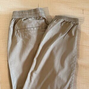 Van's Khaki Cotton Joggers, Size XS